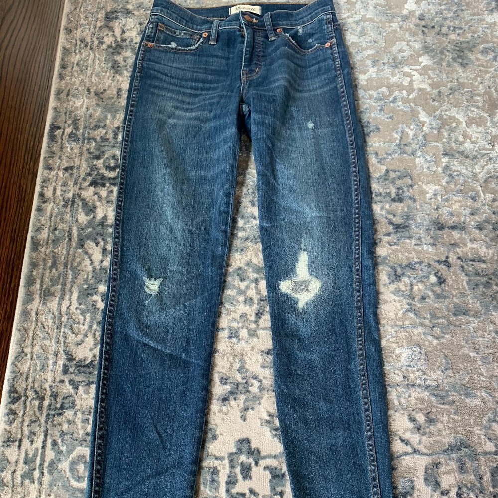 Madewell 9" High-Rise Skinny Jeans Size 25T